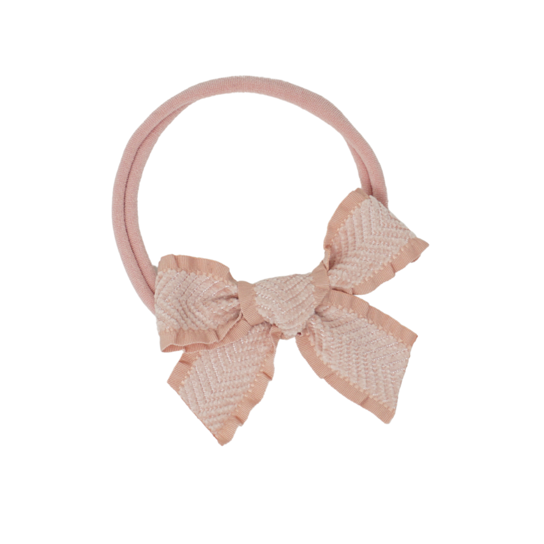 Ruffle Herringbone Baby Nylon Band