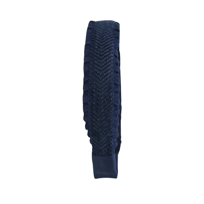 Ruffle Herringbone Flat Headband