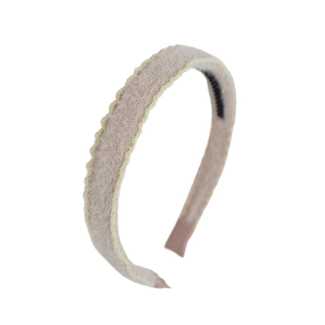 Scallop Mohair Flat Headband