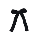 Scallop Mohair Medium Bow Clip