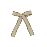 Scallop Mohair Medium Bow Clip