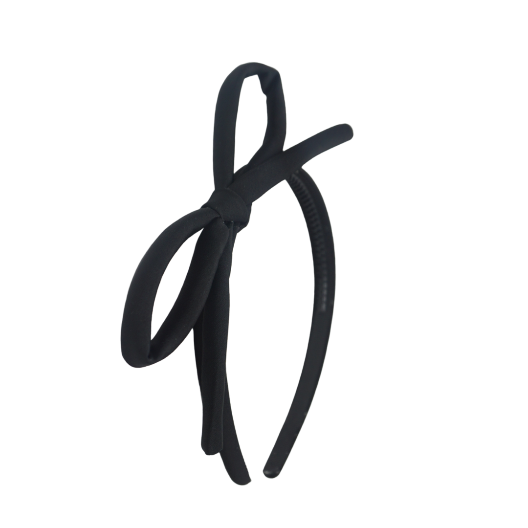 Silky Rope Designer Bow Headband