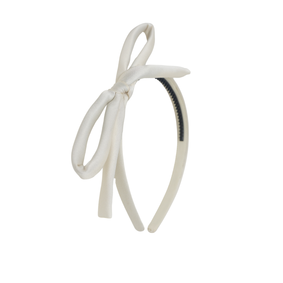 Silky Rope Designer Bow Headband