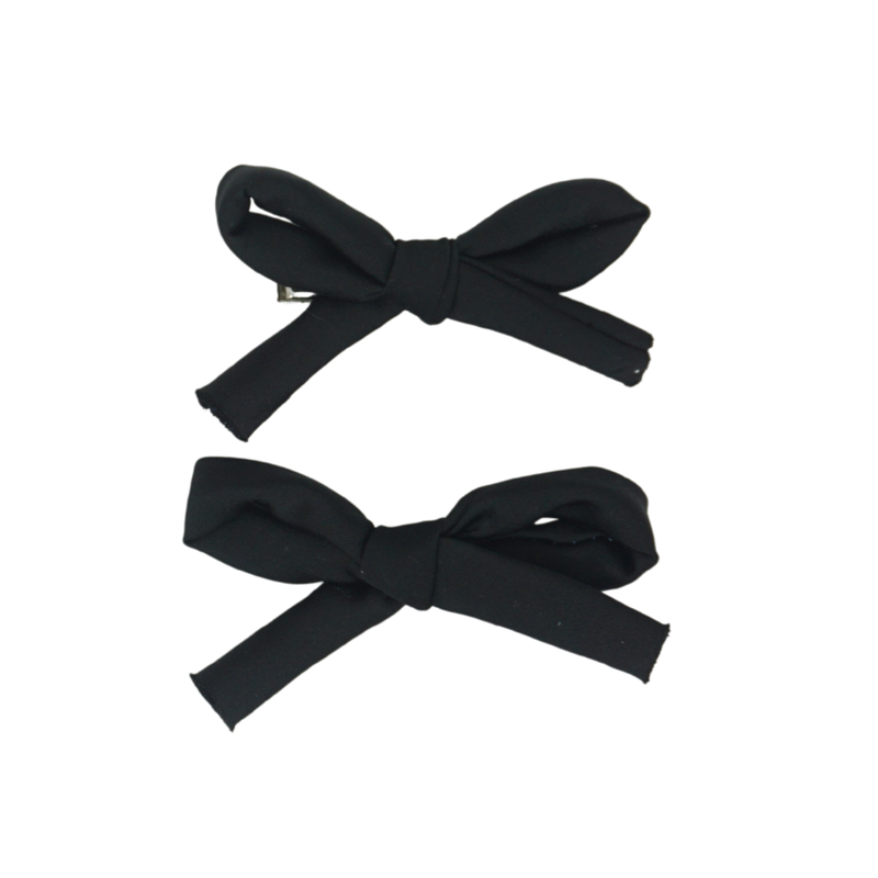 Silky Rope Mini Bow Clip Set