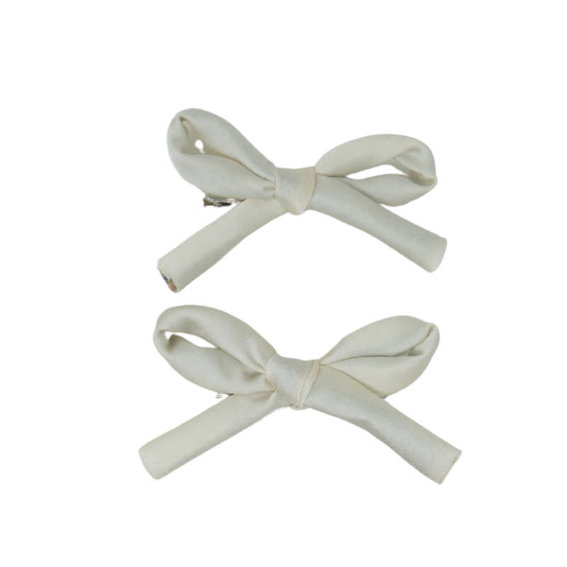 Silky Rope Mini Bow Clip Set