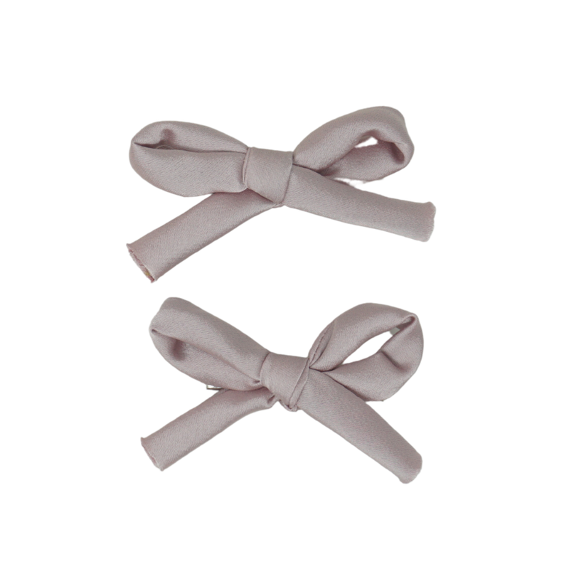 Silky Rope Mini Bow Clip Set