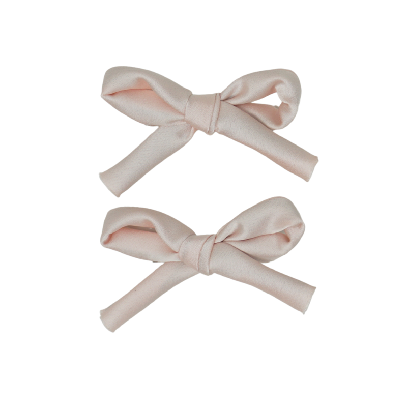 Silky Rope Mini Bow Clip Set