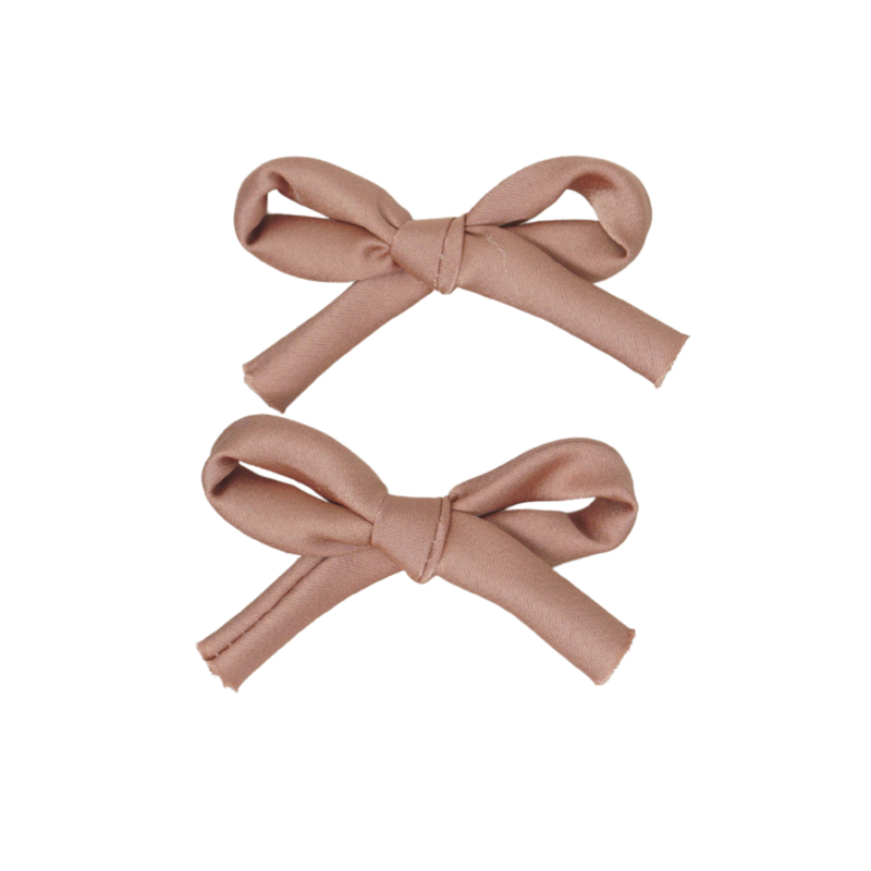 Silky Rope Mini Bow Clip Set