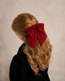 Taffeta Winter Edition Dressy Bow Clip