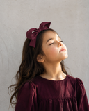 Taffeta Winter Edition Dressy Bow Headband