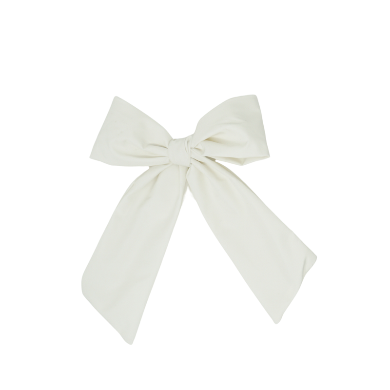 Taffeta Classic Medium Bow Clip