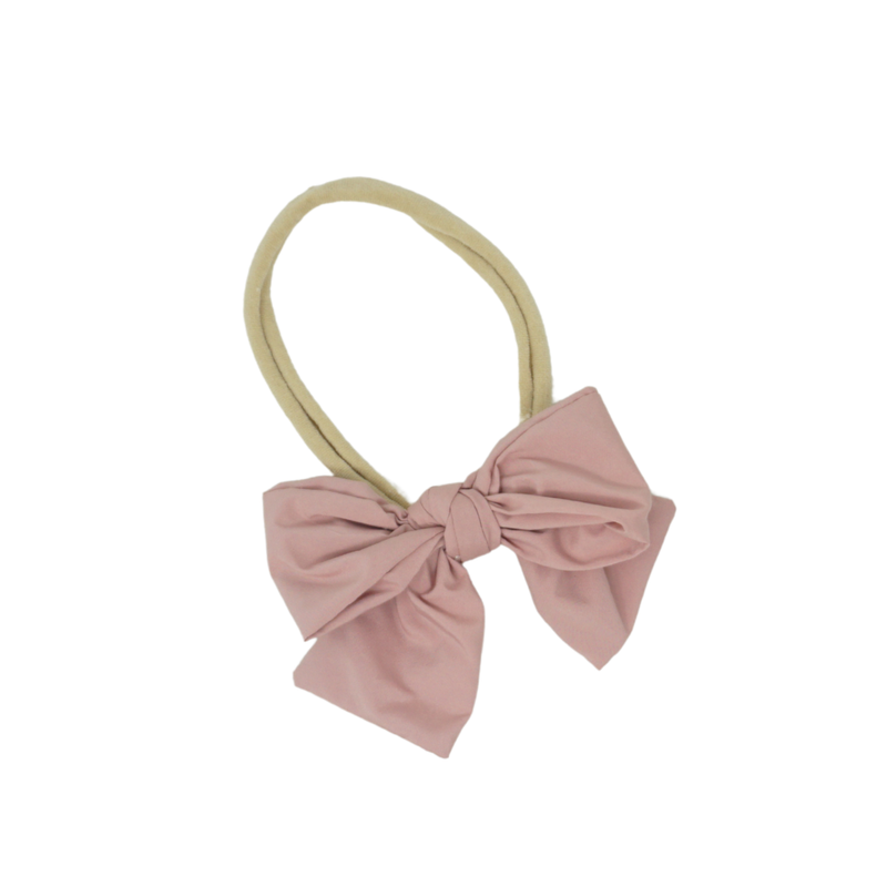 Taffeta Dressy Bow Nylon Baby Band