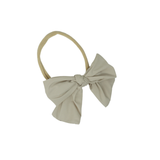 Taffeta Dressy Bow Nylon Baby Band