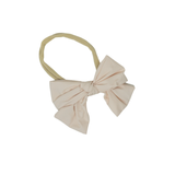 Taffeta Dressy Bow Nylon Baby Band