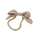 Taffeta Dressy Bow Nylon Baby Band