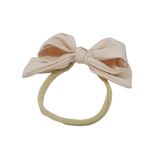 Taffeta Dressy Bow Nylon Baby Band