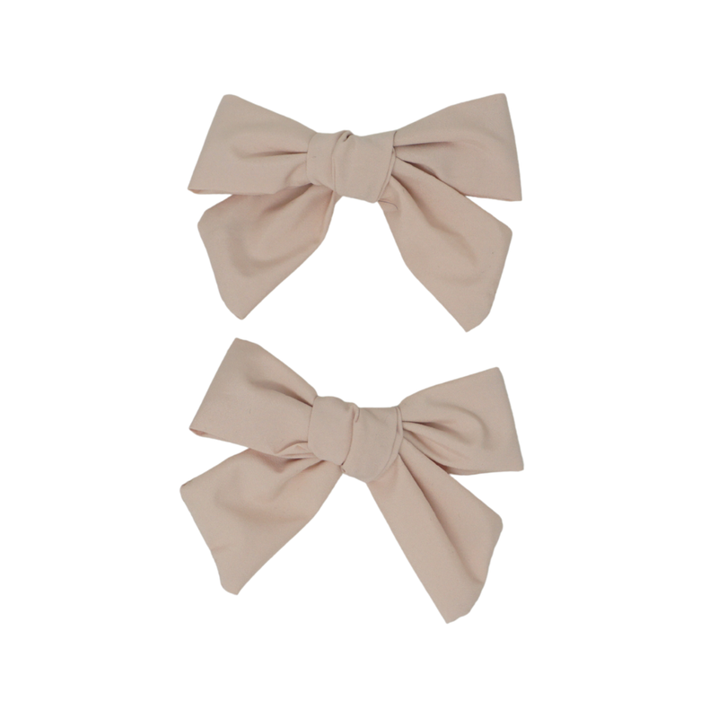 Taffeta Mini Bow Clip Set