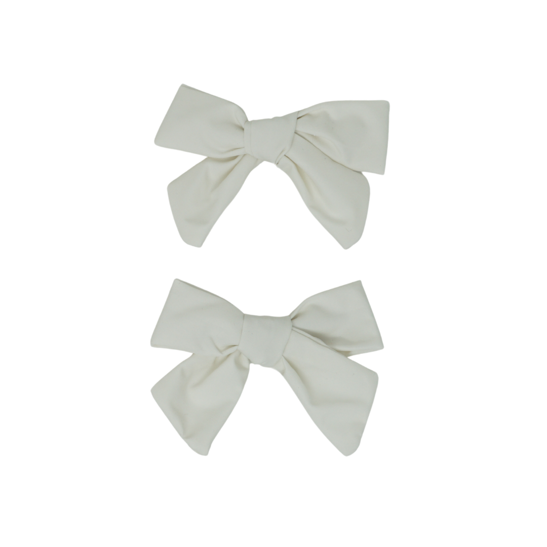 Taffeta Mini Bow Clip Set