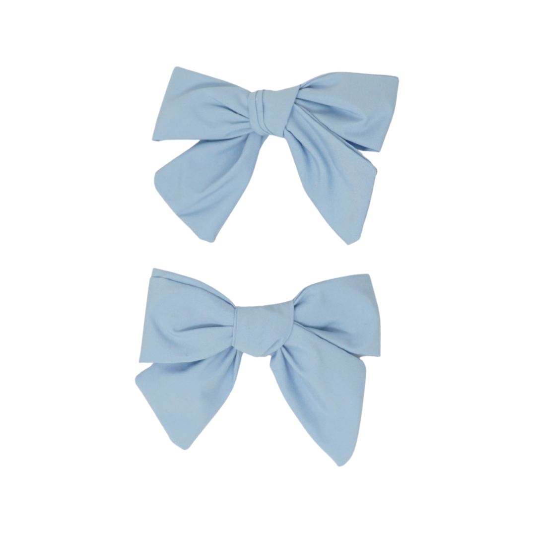 Taffeta Mini Bow Clip Set