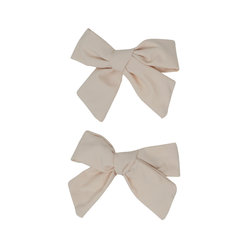 Taffeta Mini Bow Clip Set