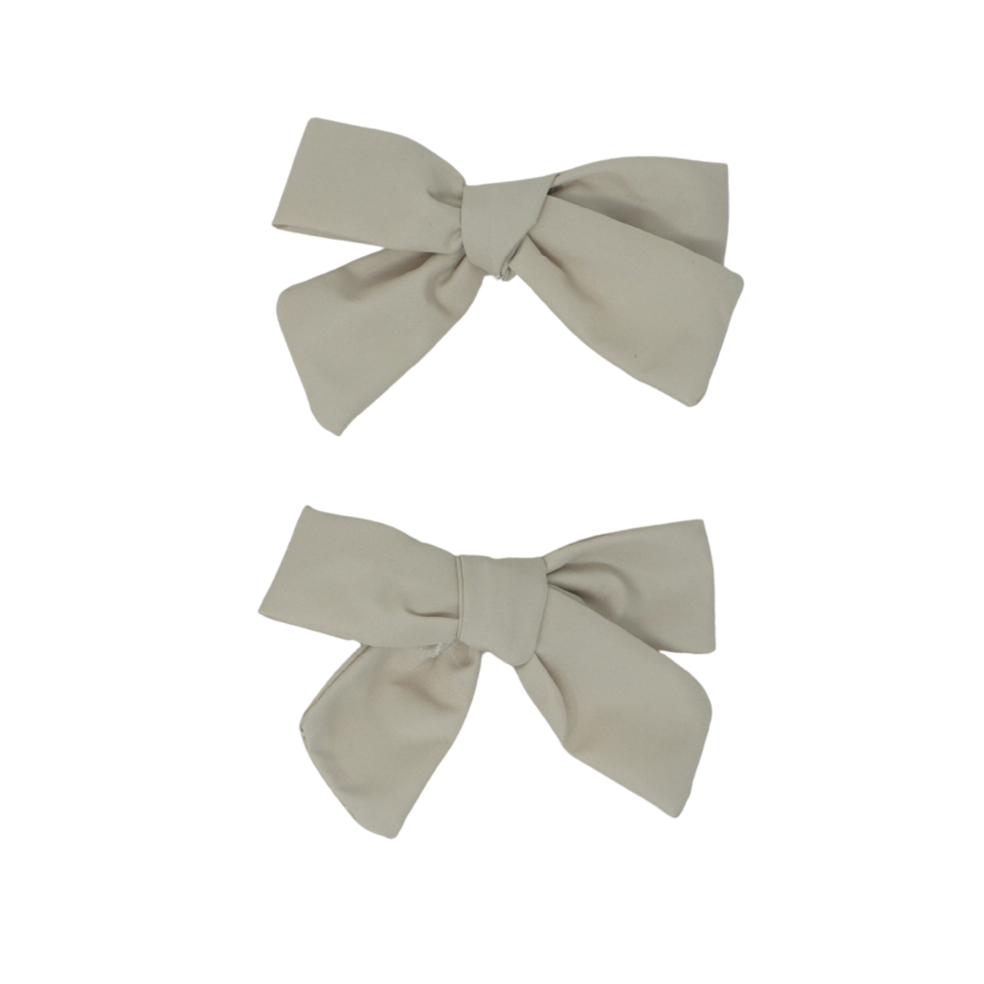 Taffeta Mini Bow Clip Set