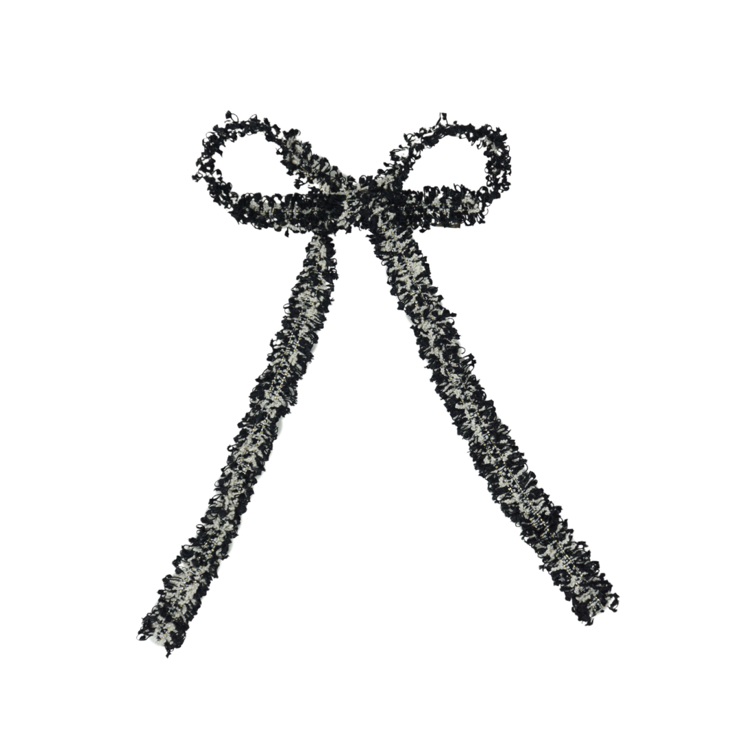 Tweed Collection Large Bow Clip