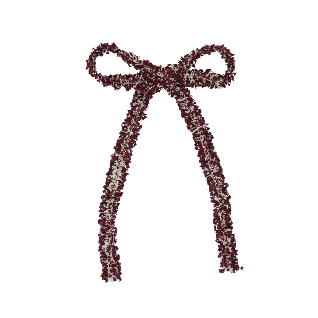 Tweed Collection Large Bow Clip