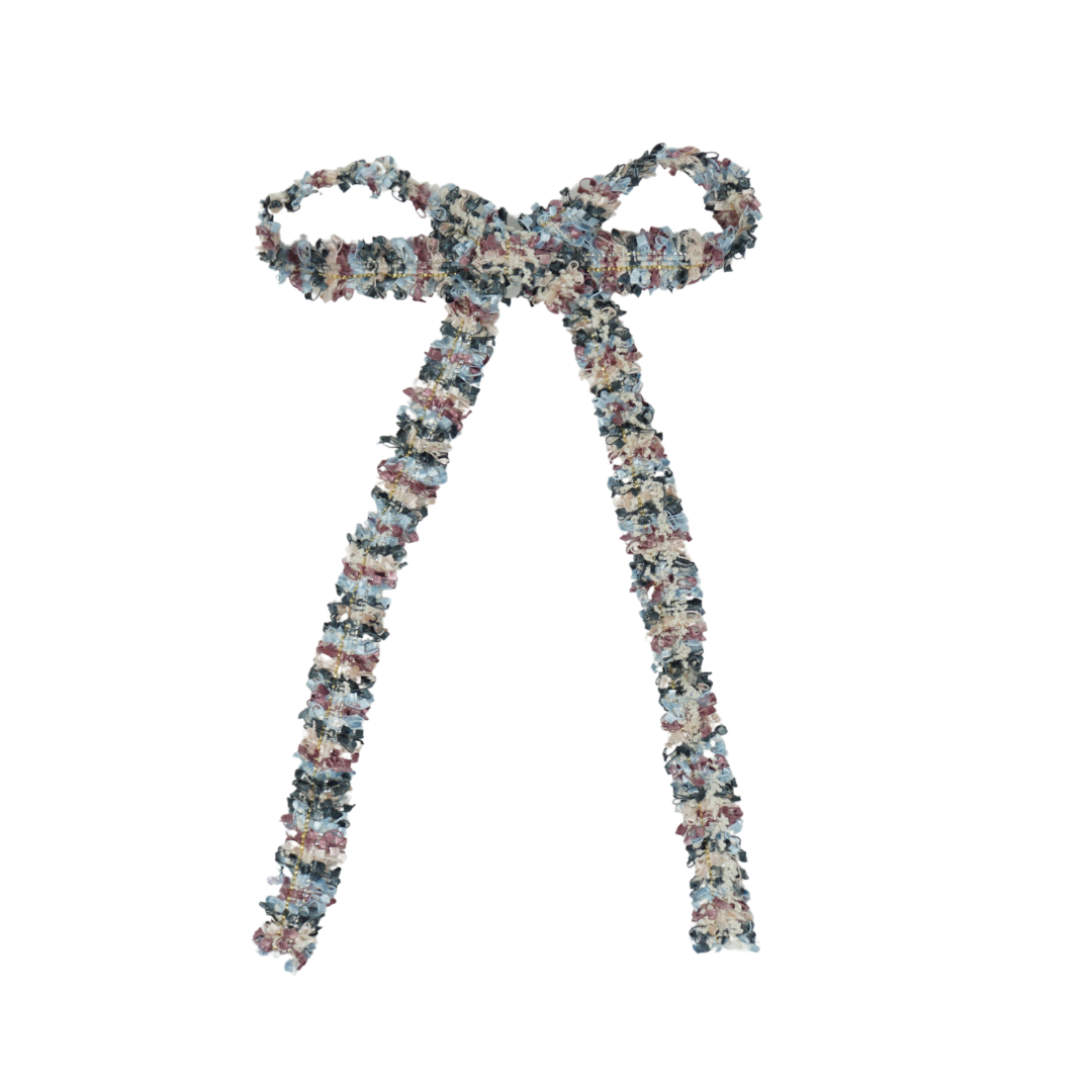 Tweed Collection Large Bow Clip