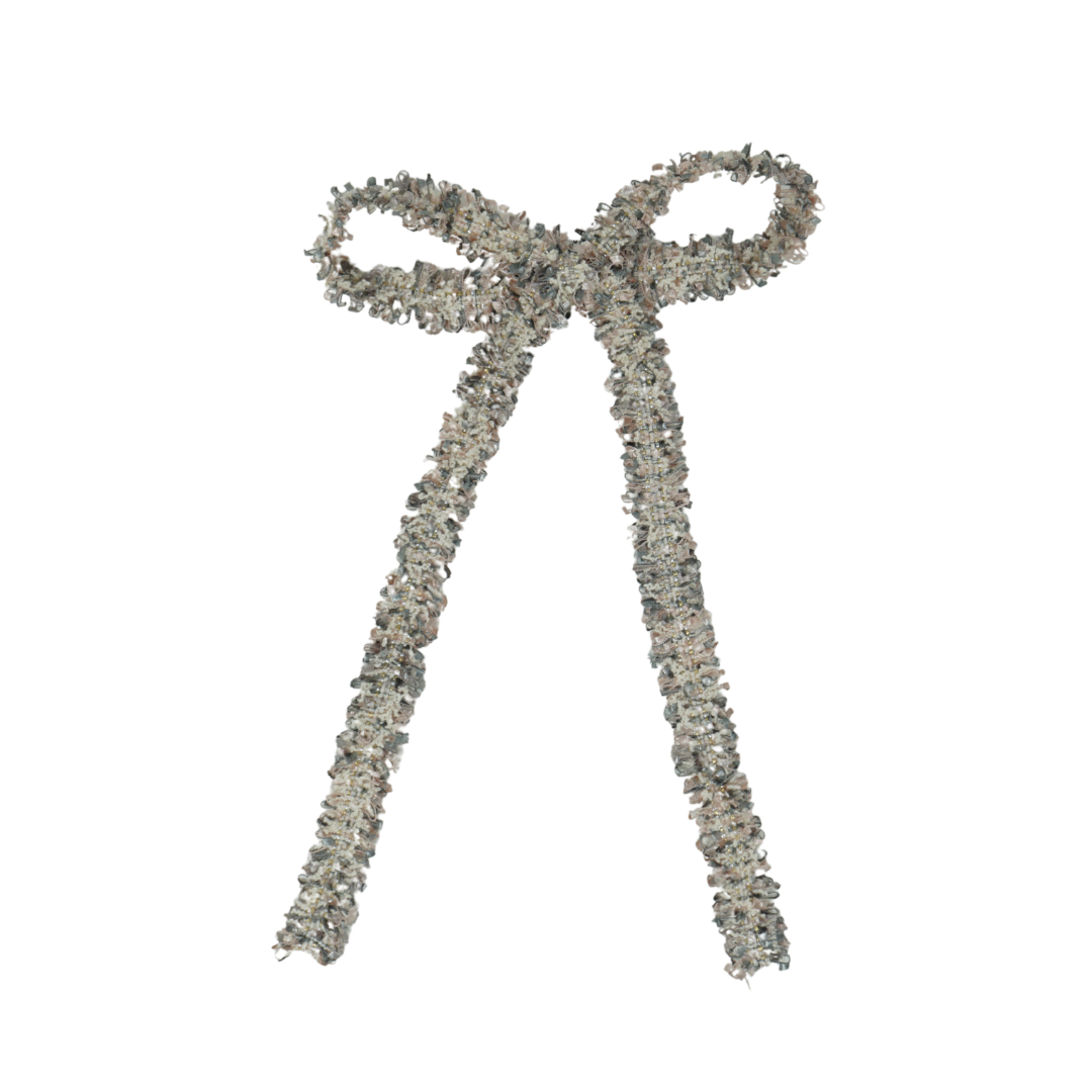 Tweed Collection Large Bow Clip