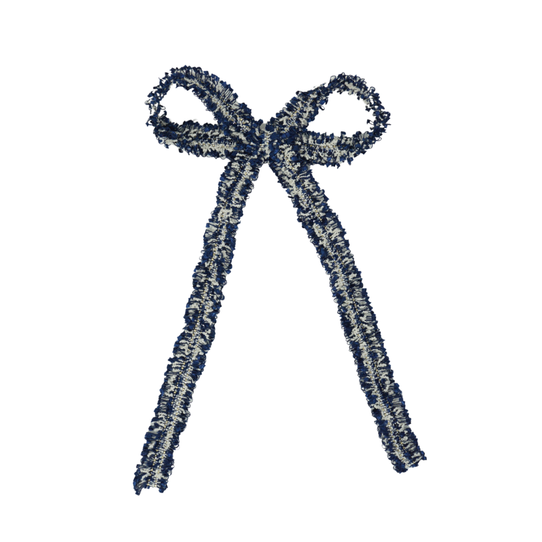 Tweed Collection Large Bow Clip