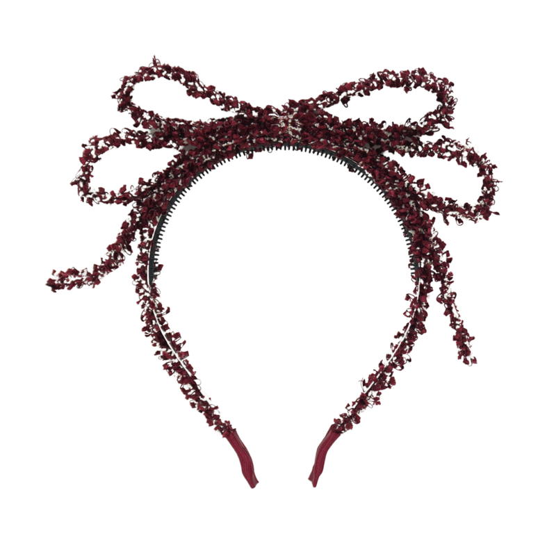 Tweed Collection Luxe Bow Headband