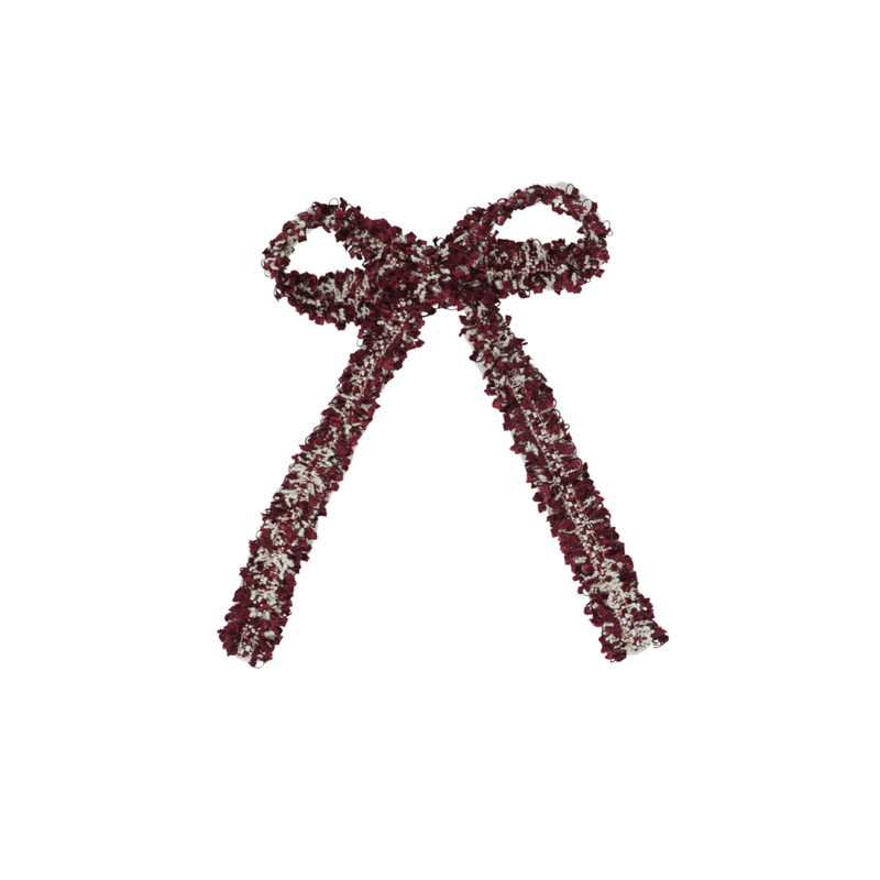 Tweed Collection Medium Bow Clip
