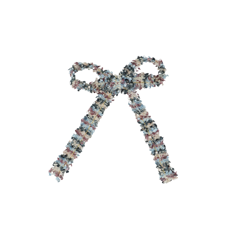Tweed Collection Medium Bow Clip