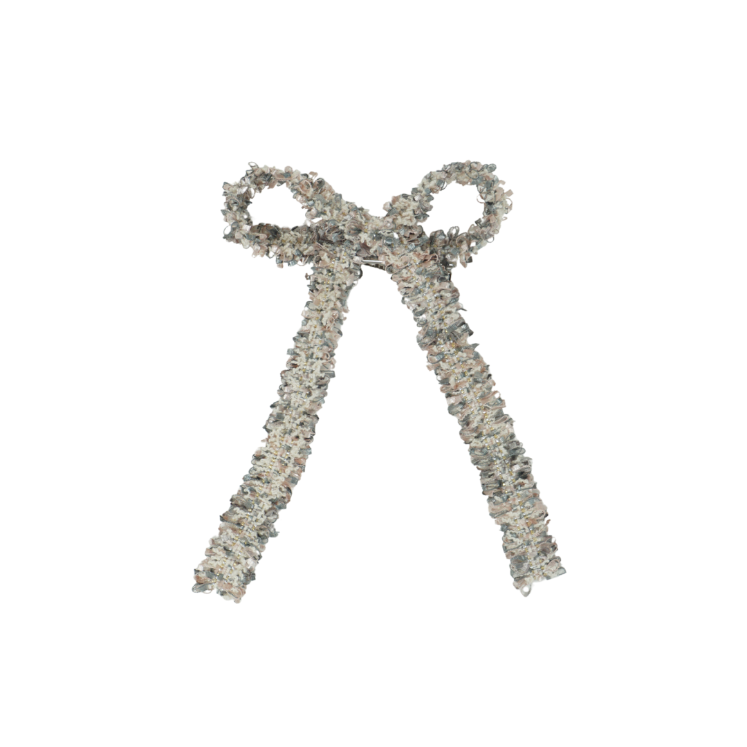 Tweed Collection Medium Bow Clip