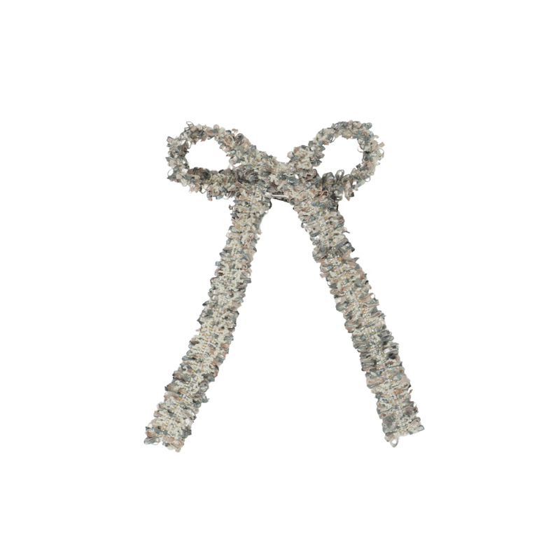 Tweed Collection Medium Bow Clip
