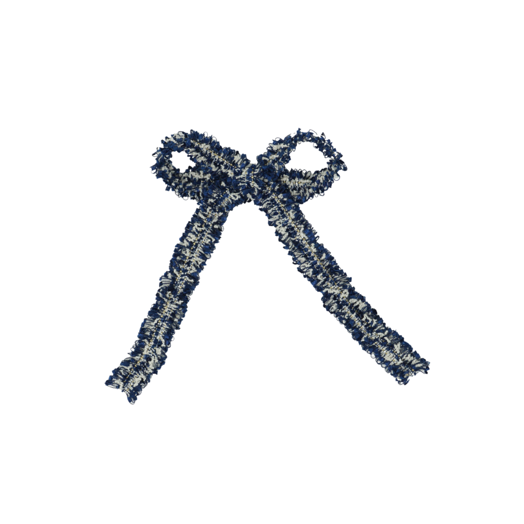 Tweed Collection Medium Bow Clip