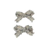 Tweed Collection Mini Bow Clip Set