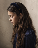 Velvet Gold Embroidered Classic Headband