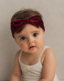 Velvet Ribbon Bows Ribbon Bow Baby Band