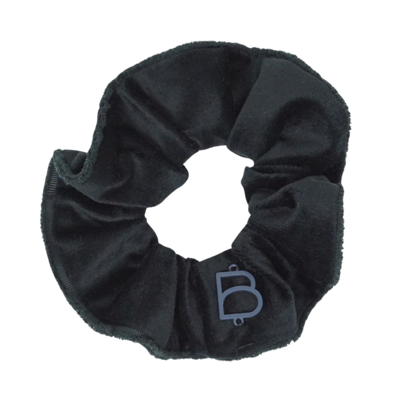 Velvet Frayed Edge Scrunchie