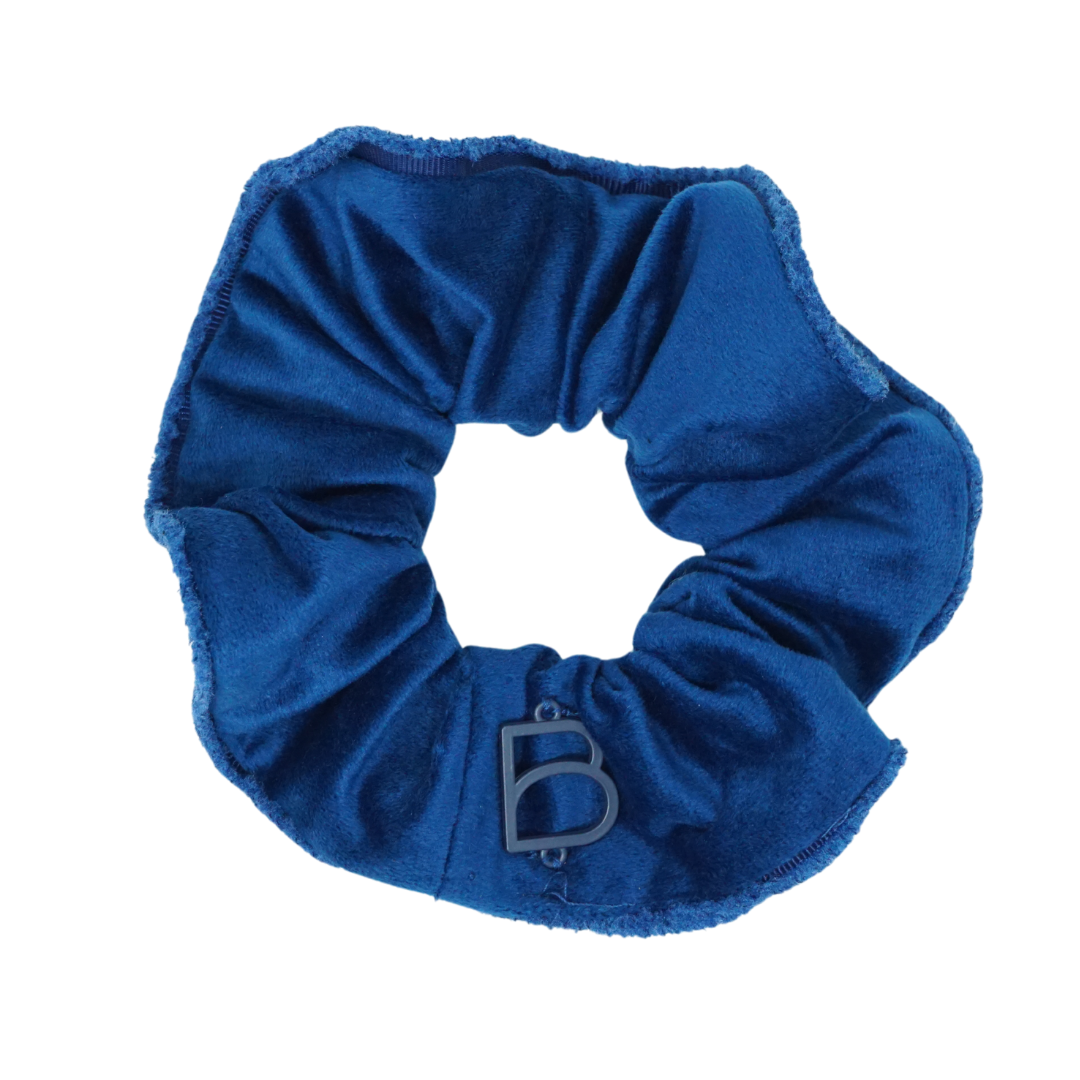 Velvet Frayed Edge Scrunchie