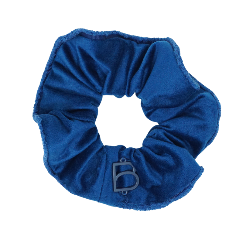 Velvet Frayed Edge Scrunchie