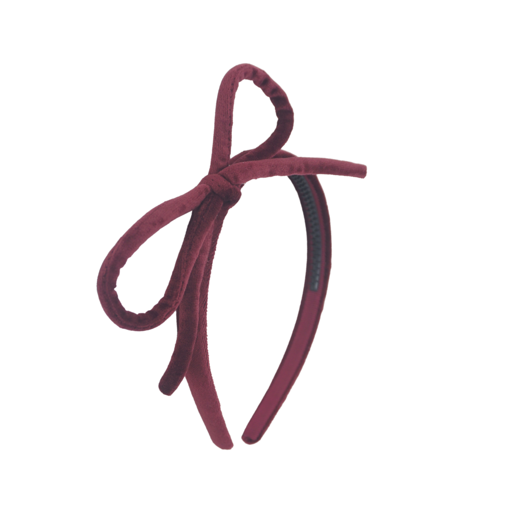 Velvet Rope Designer Bow Headband