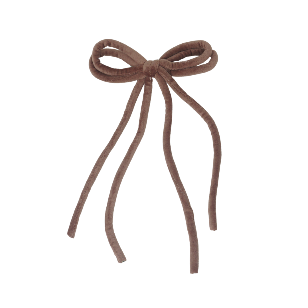 Velvet Rope Large Bow Clip
