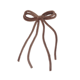 Velvet Rope Large Bow Clip - Mauve