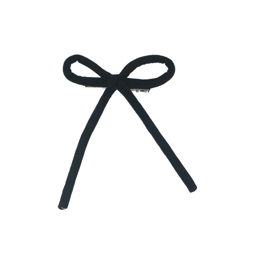 Velvet Rope Medium Bow Clip