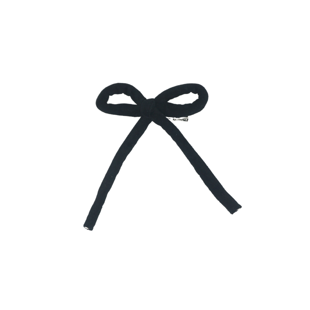 Velvet Rope Small Bow Clip