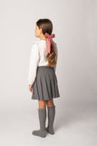 Wooly Gingham Medium Bow Clip