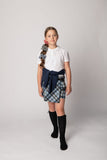 Wooly Gingham Scrunchie