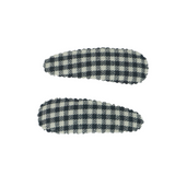 Wooly Gingham Snap Clip Set
